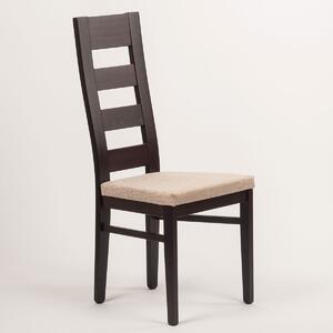 Stima Jídelní židle FALCO Odstín: Wengé, Látky: BOLTON NEW beige 3