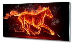Moderní foto obraz na stěnu Kůň v plamenech osh-11746508