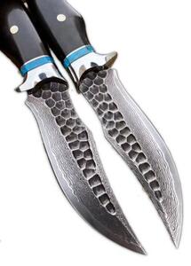 KnifeBoss lovecký damaškový nůž Ebony Eclipse VG-10
