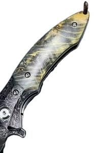 KnifeBoss damaškový zavírací nůž Wind VG-10