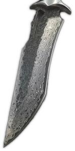 KnifeBoss lovecký damaškový nůž Falcon Rosewood VG-10