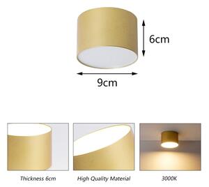 BRILAGI - Koupelnové stropní svítidlo FORIS LED/9W/230V pr. 9 cm zlatá IP44