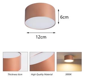 BRILAGI -LED Koupelnové stropní svítidlo FORIS LED/14W/230V pr. 12 cm bronz IP44