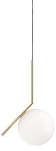 Flos F3176044 IC Lights S2 10 Anniversary, designové závěsné svítidlo, 1x205W E27, 24K zlato, prům. 30cm