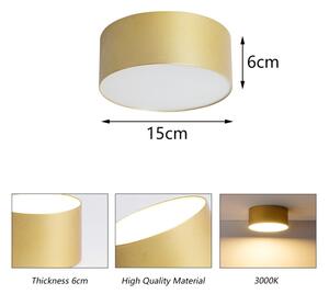 BRILAGI -LED Koupelnové stropní svítidlo FORIS LED/20W/230V pr. 15 cm zlatá IP44