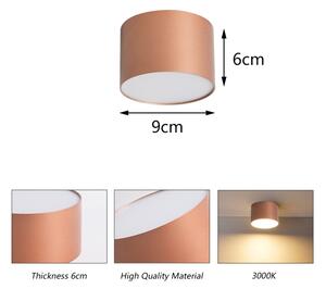 BRILAGI - Koupelnové stropní svítidlo FORIS LED/9W/230V pr. 9 cm bronzová IP44