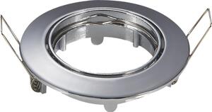 Aigostar - Rámeček pro podhledové svítidlo GU10 pr. 8,2 cm lesklý chrom