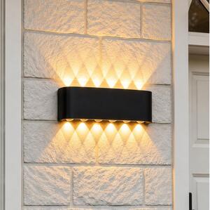 Top Light-LED Venkovní nástěnné svít RAY LED/10W/230V 3000/4000/6500K IP54 černá