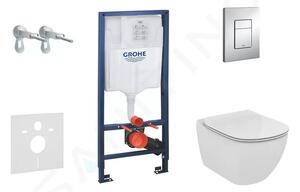 Grohe Sada pro závěsné WC + klozet a sedátko Ideal Standard Tesi 38528SET-KF