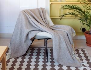 Vlněná deka Arvo 130x180, béžová / Finnsheep