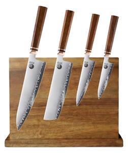 Prémiový kuchyňský set 4 nožů z japonské oceli ZDP189 SaKuRo RYU