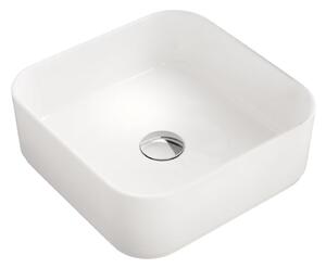 Kronenbach Cube umyvadlo 38.5x38.5 cm čtvercový na pult bílá KB144380CU