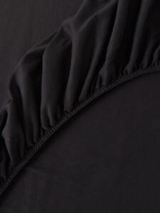 Sinsay - Napínací prostěradlo z bavlněného jersey s gumou - černá
