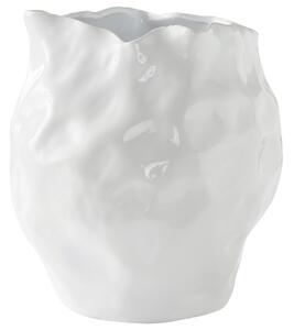 Jotex Bílá keramická váza BUBBA 31 cm