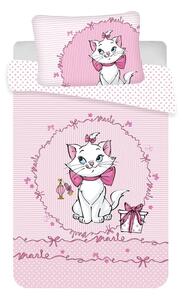 Jerry fabrics Disney povlečení do postýlky Marie cat Pink baby 100x135 + 40x60 cm