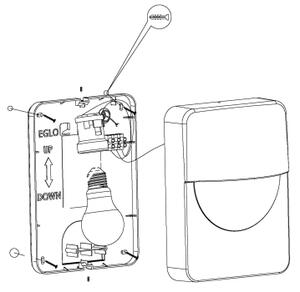 Eglo 98704 - Venkovní nástěnné svítidlo SALVANESCO 1xE27/28W/230V IP44