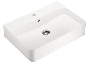 Kronenbach Cube umyvadlo 60x42 cm obdélníkový na pult bílá lesk KB733400CU