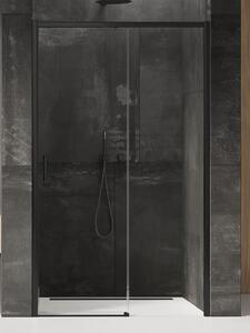 New Trendy Prime Black sprchové dveře 100 cm posuvné černá matný/průhledné sklo D-0317A