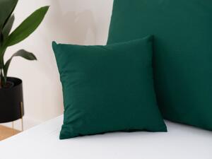 MKLuzkoviny.cz Bavlněný povlak na polštářek Renforcé 40 × 40 cm – Jasmine tmavě zelená