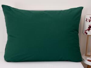 Bavlněný povlak na polštář Renforcé 70 × 90 cm – Jasmine tmavě zelená