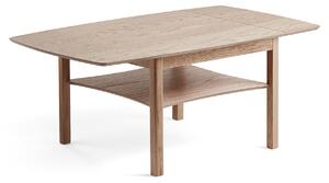 AJ Produkty Konferenční stolek MARATHON, sklápěcí, 1350x800 mm, bíle pigmentovaný dub