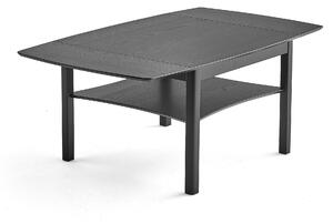AJ Produkty Konferenční stolek MARATHON, sklápěcí, 1350x800 mm, černě mořený dub