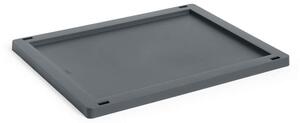 HAY Plastové víko Colour Crate Medium, charcoal
