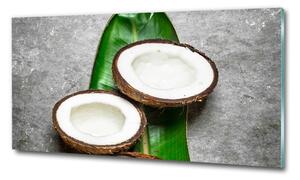 Foto obraz skleněný horizontální Půlky kokosů osh-120962660