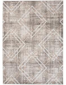 Makro Abra Moderní kusový koberec TROYA V454E krémový hnědý Rozměr: 60x100 cm
