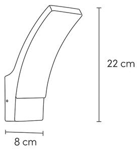 Brilagi - LED Venkovní nástěnné svítidlo ARCELO LED/9W/230V IP44