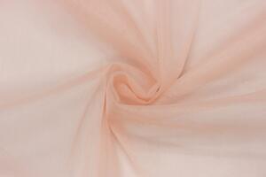 Tyl jemný 300 cm šíře - Lososově růžový