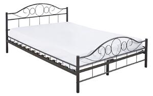 Mimi postelový rám s roštem jako dárek, ve více rozměrech a barvách - černý 140x200 cm