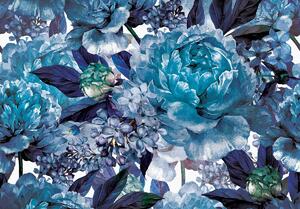 Fototapeta - Modré květy (152,5x104 cm)