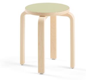 AJ Produkty Dětská stolička DANTE, výška 380 mm, bříza/zelená