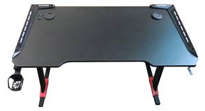 Profesionální herní stůl s uhlíkovým povlakem a LED osvětlením