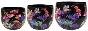 Ter Steege Sada 3 obalů Midnight bloom D21 H17