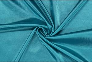 Satén elastický - Tyrkysově modrý
