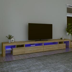 TV skříňka s LED osvětlením sonoma dub 290 x 36,5 x 40 cm 3152804