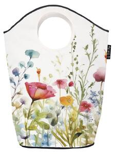 Koš na prádlo watercolour flowers (80l)