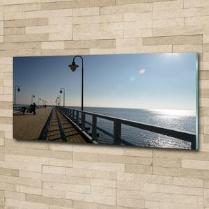 Foto obraz skleněný horizontální Molo Gdyně osh-122983405