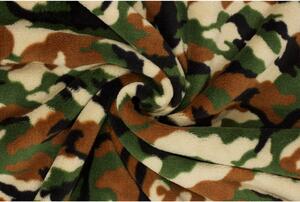 Coral fleece Soft - Maskáčový vzor kamufláž