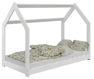 Dětská postel Domeček 160x80 D2 bílá