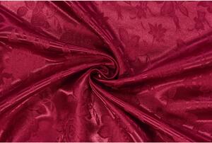 Brokát žakár - Purpurově červený