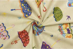 Bavlněné plátno - Dekorační vzor deštníky