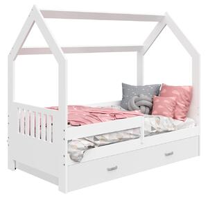 Dětská postel Domeček 160x80 D3E bílá
