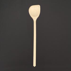 AMADEA Dřevěná vařečka s rohem, masivní dřevo, 25 cm