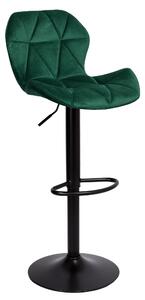 Via Domo - Barová židle Tiglio - zelená - 46x106x35 cm