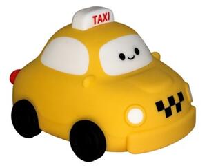 LED2 dětská lampička Auto TAXI LED teplá bílá nabíjecí USB