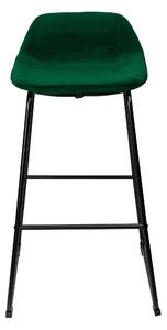 ViaDomo Via Domo - Barová židle Terra - zelená/černá - 43x91x30 cm