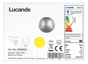 Lucande Lucande - LED Venkovní zápustné svítidlo HELENE LED/3W/230V IP67 LW0331